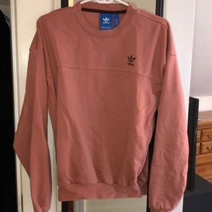 Trendy adidas sweatshirt muave color